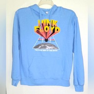Pink Floyd Freeze size M blue Dark Side of the Moon logo hoodie